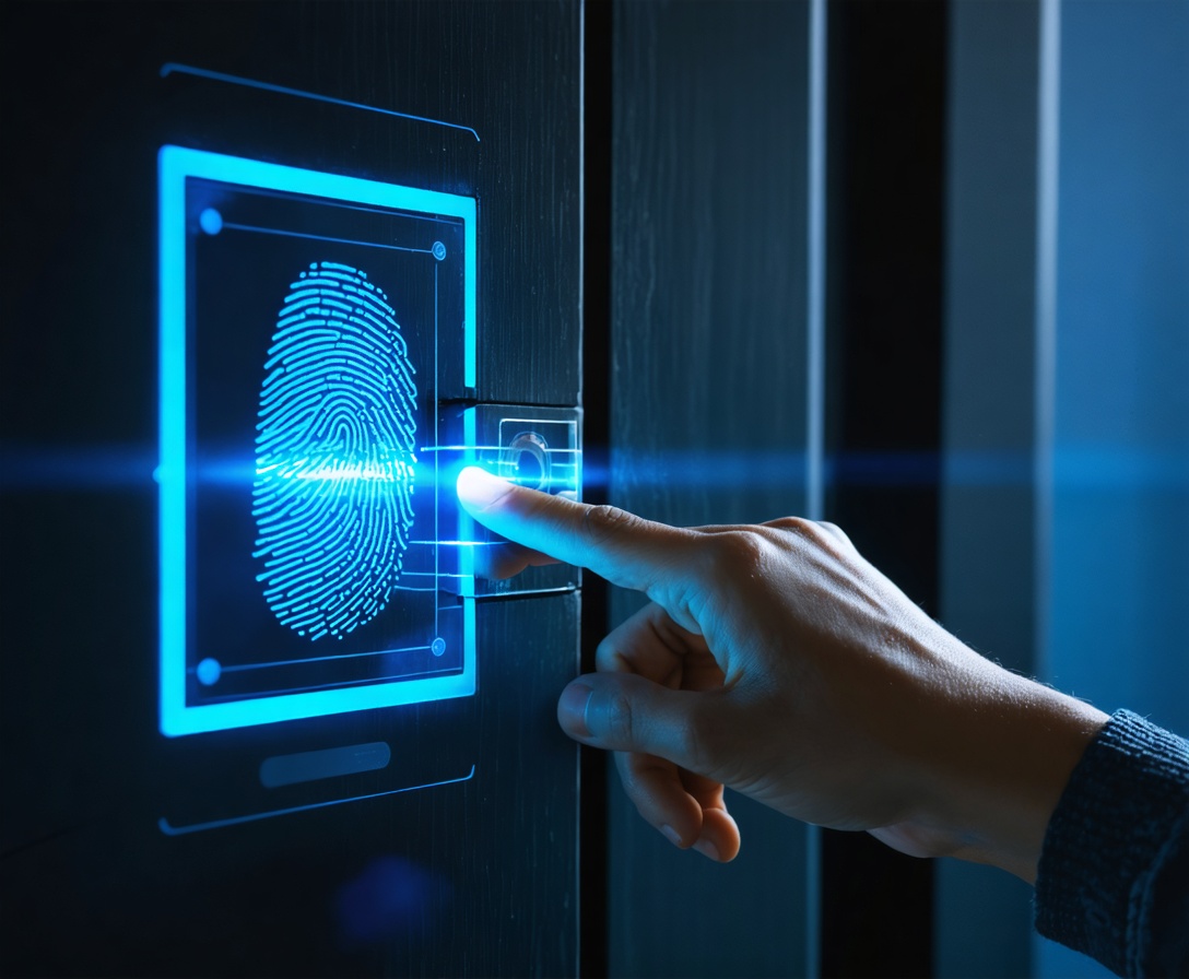 Biometric fingerprint scanner